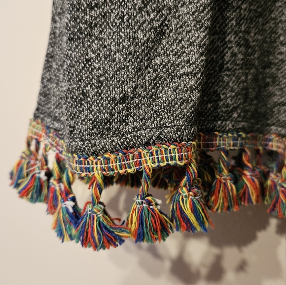 Entro Melange Shift Dress Women Aztec Tapestry Round Neck Knit Gray Size Large - Picture 4 of 5